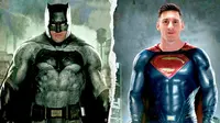 Cristiano Ronaldo Vs Lionel Messi yang diplesetkan menjadi Batman Vs Superman (101 Great Goals / Liputan6)