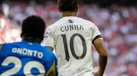 Aksi Matheus Cunha bersama Manchester United (Dok. Man United Official)
