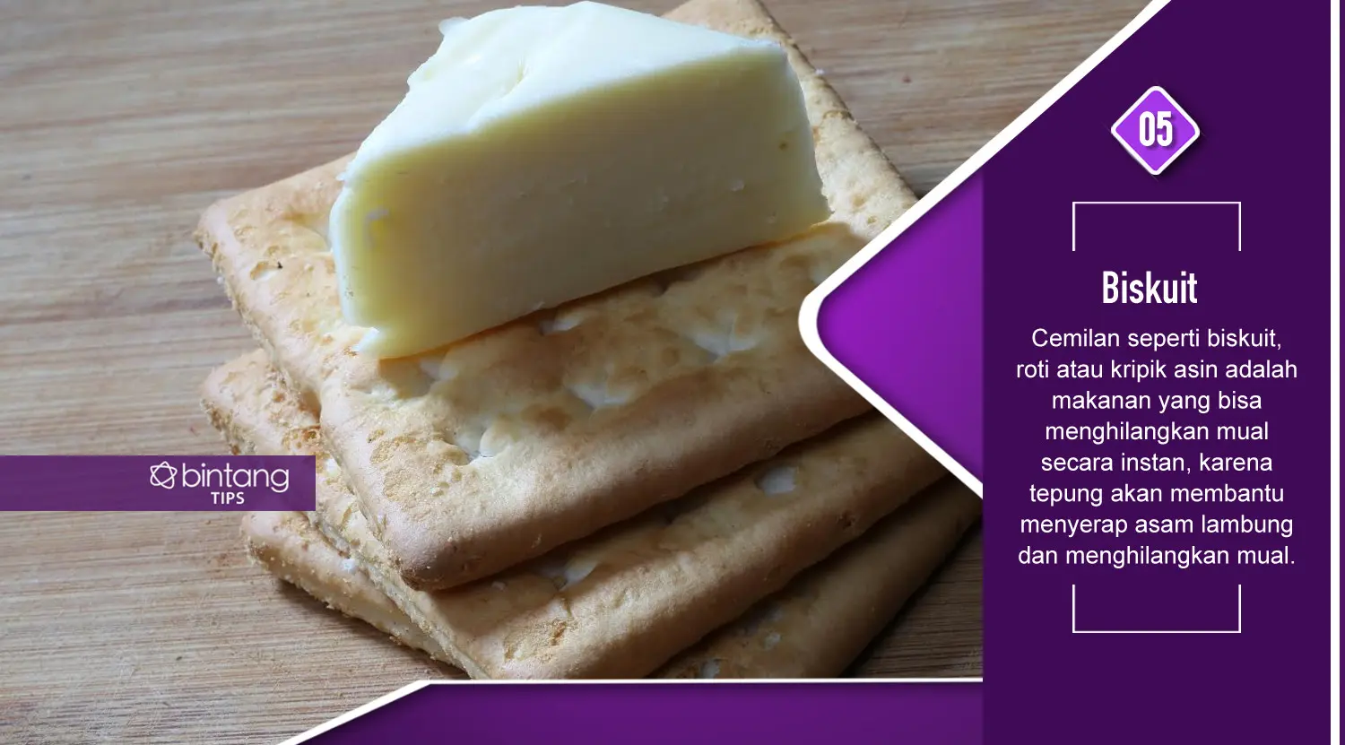 Makanan yang bisa bantu hilangkan rasa mual. (Foto: Adrian Putra, Digital Imaging: Nurman Abdul Hakim/Bintang.com)