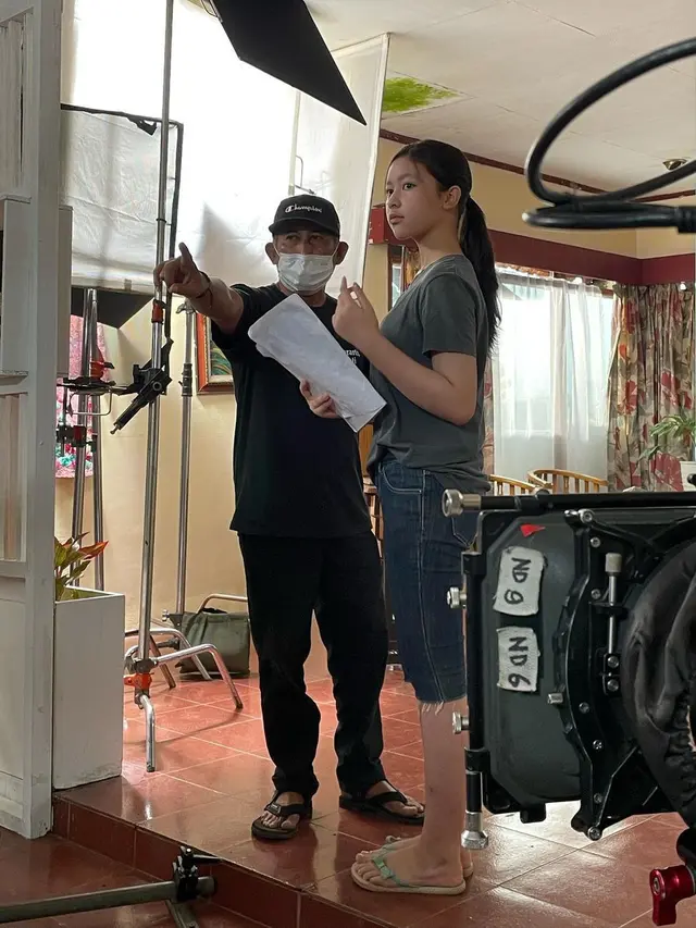 Aquene Aziz Djorghi Syuting sinetron Juara Dunia SCTV (Foto: Instagram/@djorghisultan)