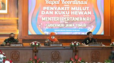 Rapat Koordiansi Kementan dengan Pemprov Jawa Timur.