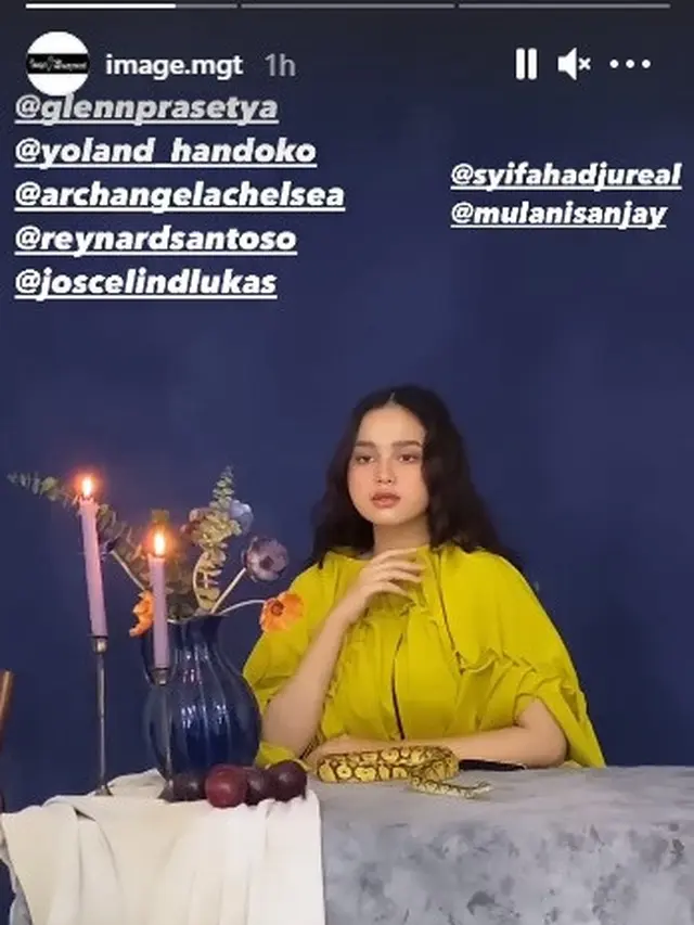 7 Pemotretan Syifa Hadju Bareng Ular, Jadi Ingin Pelihara