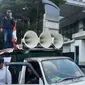 Aliansi masyarakat dan mahasiswa menggelar unjuk rasa di depan Pengadilan Negeri (PN) Jakarta Barat, Selasa (9/5/2023). (Dok. Istimewa)