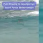 Viral Penampakan Diduga Putri Duyung Tertangkap Kamera di Pantai Latulahat Ambon (TikTok/capt.fredrik_kailola)