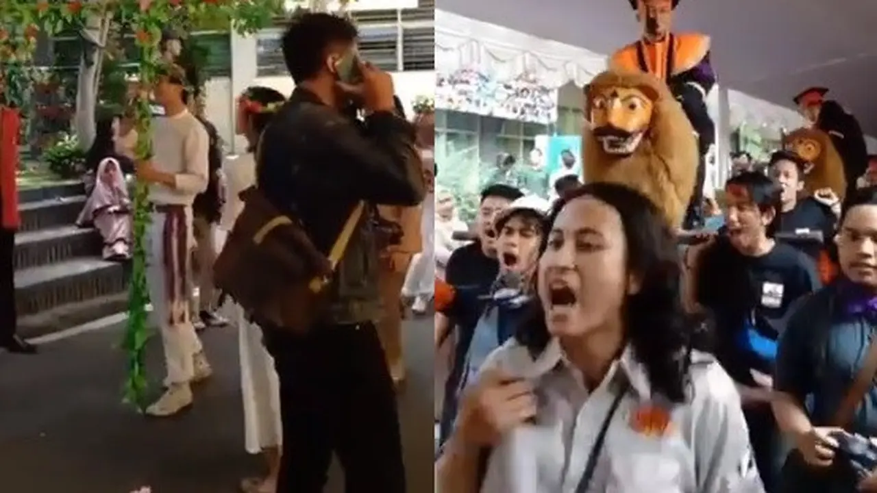 wisuda itenas viral