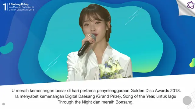 [Bintang] 5 Bintang K-Pop yang Mencuri Perhatian di Golden Disc Awards 2018