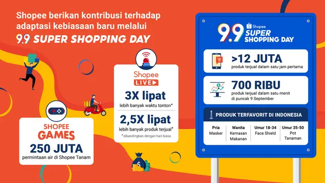 Intip Kemeriahan TV Show Shopee 9.9 Super Shopping Day, GFriend Tampil Spesial Lho!