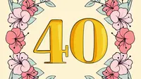 Ilustrasi usia 40 tahun. (Image by Freepik)