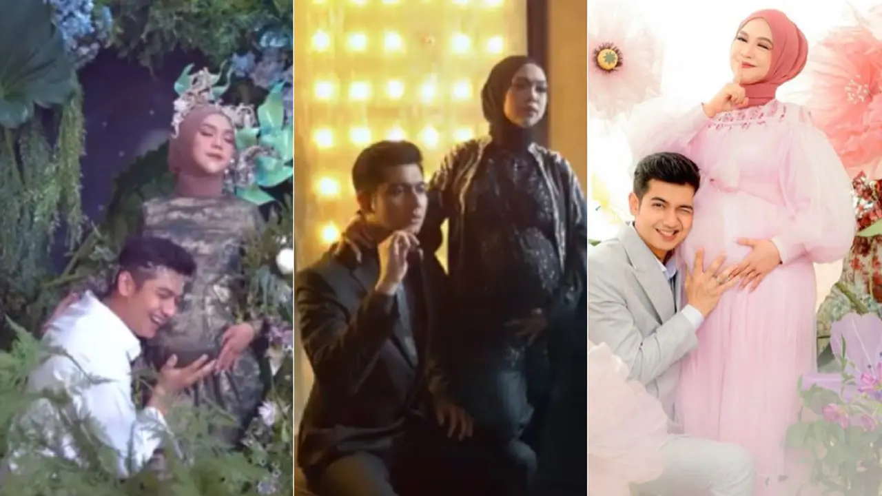 Busana Ria Ricis Hamil Sembilan Bulan Saat Pemotretan Maternity Shoot