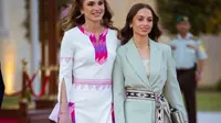 Putri Iman dan Ratu Rania. (Instagram/@queenrania)