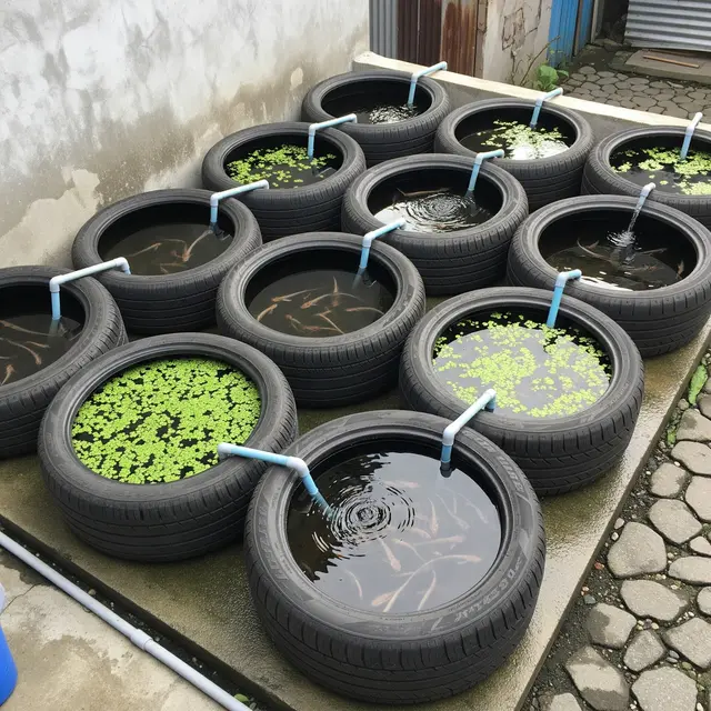 Ide Ternak Lele dari Barang Bekas di Rumah (Image by Gemini AI)