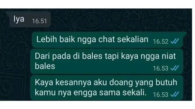 6 Chat Balasan Singkat dari Pacar Ini Bikin Nyesek Sekaligus Geregetan