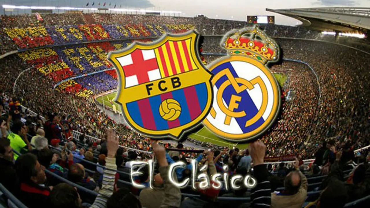 Ilustrasi ElClasico Barcelona Vs Real Madrid