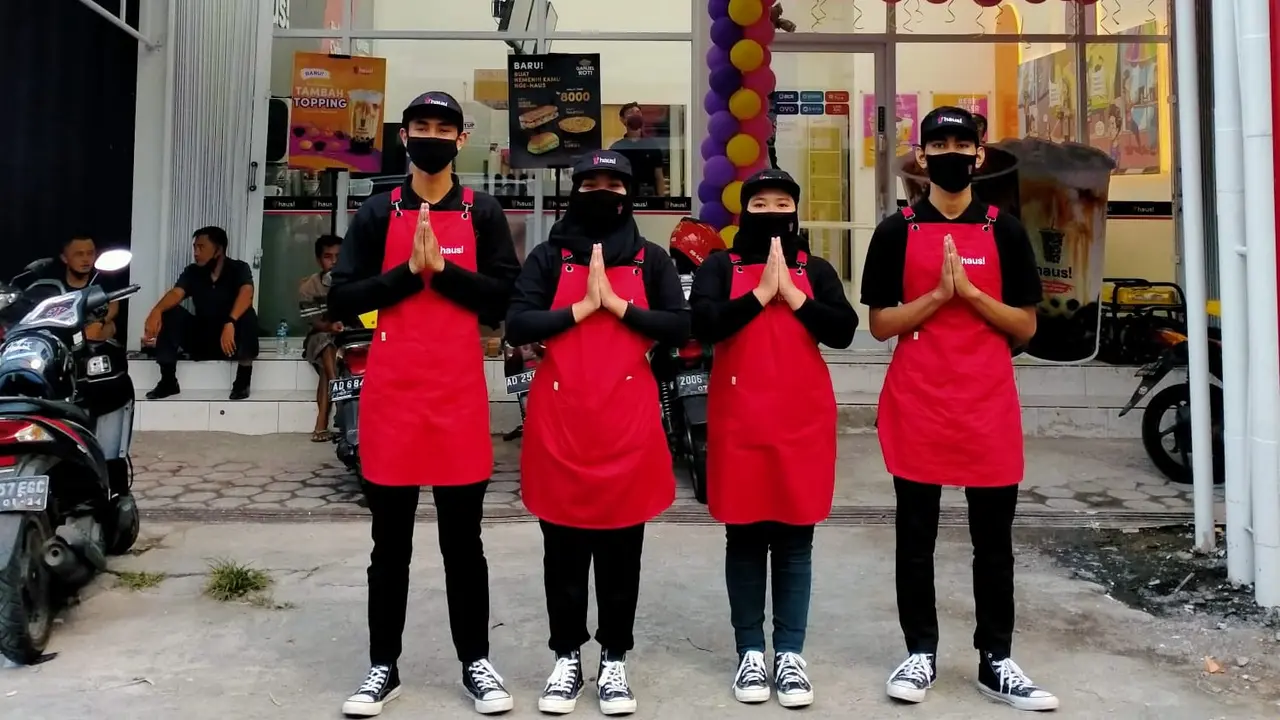 Salah satu gerai dan karyawan Haus! (Dok. Haus!)