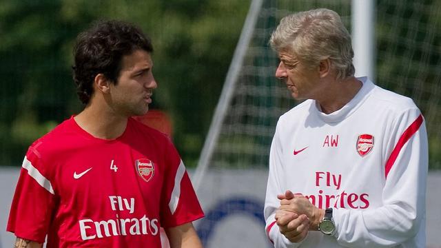 Cesc Fabregas dan Arsene Wenger