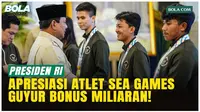 Cair! Prabowo Serahkan Bonus Rp1 Miliar untuk Atlet Emas SEA Games 2025