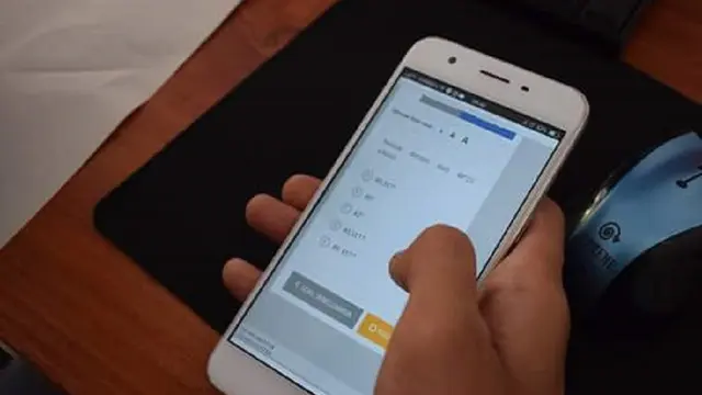 Ujian Nasional Berbasis Android Paling Efektif (Liputan6.com/ Eka Hakim)