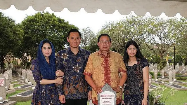 Potret Gaya Anggun Annisa Pohan Setia Dampingi AHY hingga Resmi Menjadi Menteri ATR. [@annisayudhoyono]