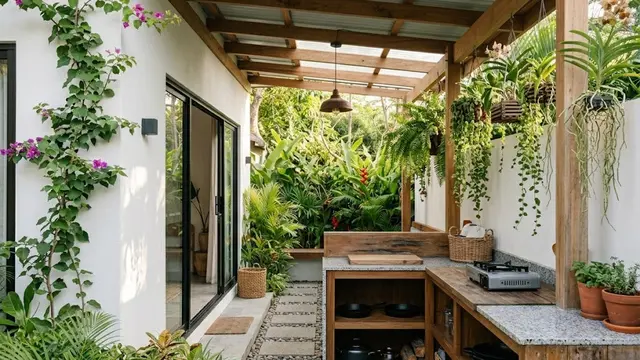 Dapur Mini di Samping Rumah