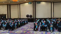 Sekolah Tinggi Ilmu Komunikasi (Stikom) Bandung menggelar wisuda gelombang ke-9, Rabu (16/3/2022). (Foto: Dok. Stikom Bandung)