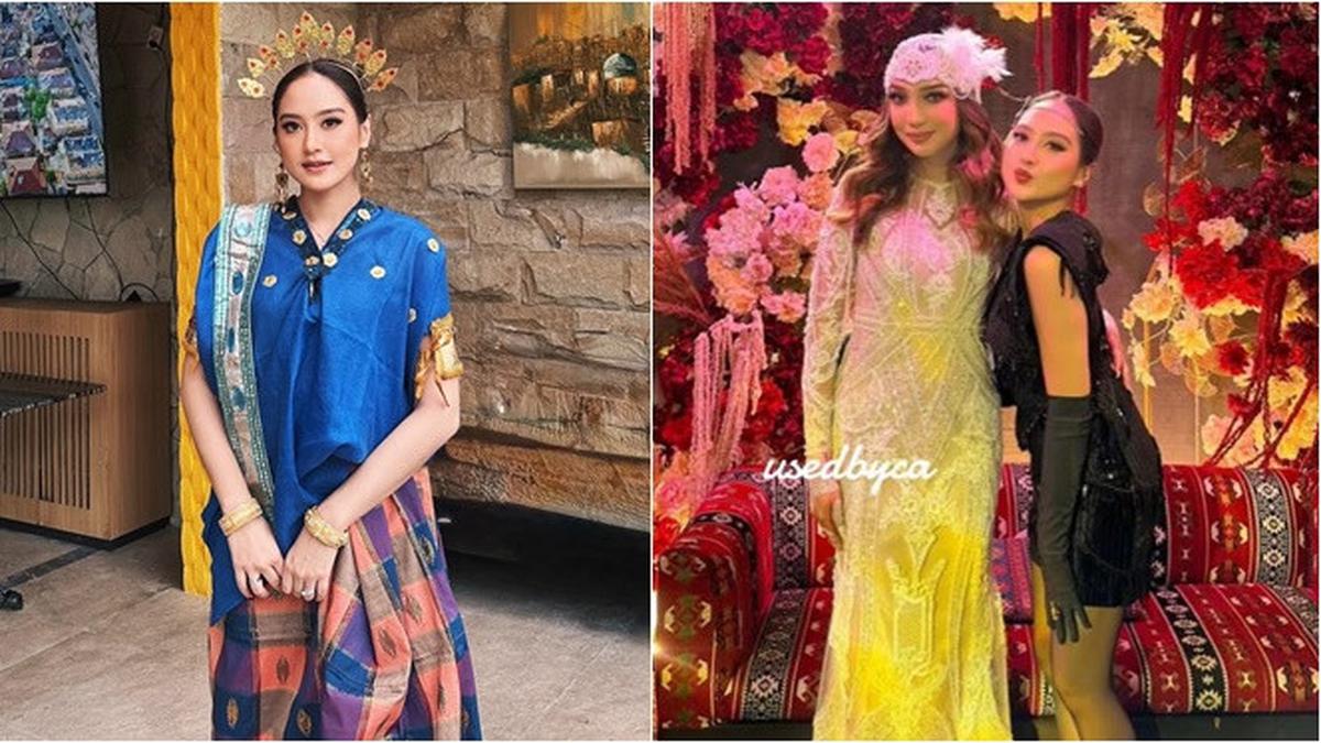 6 Potret Salshabilla Adriani Jadi Bridesmaid di Nikahan Sahabat, Tampil Menawan