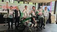 Motor LCR Honda akan bermotif Batik Lombok di MotoGP Mandalika 2023 (Liputan6.com/Thomas)