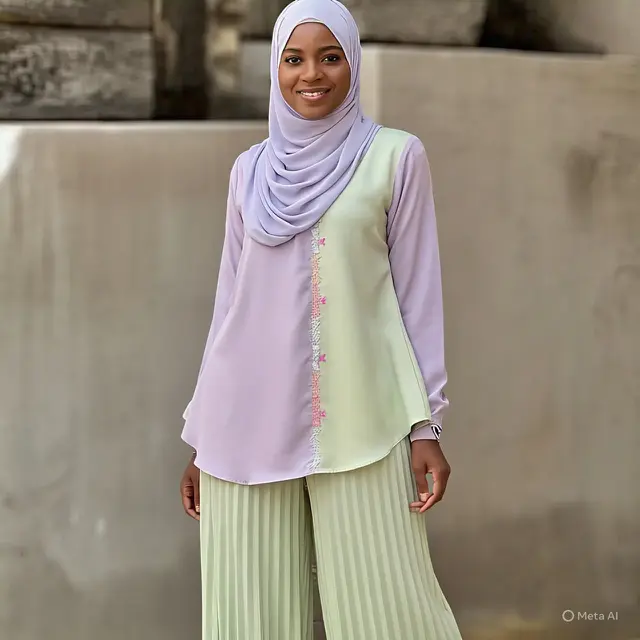 Tunik Asimetris Polos
