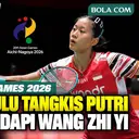 Highlight Putri Kusuma Wardani Hadapi Wang Zhi Yi di Semifinal Bulu Tangkis Putri Asian Games 2026