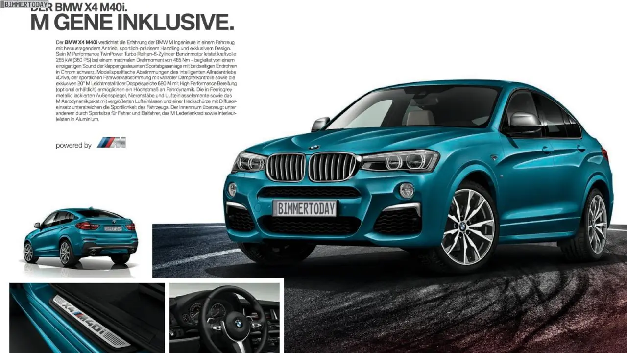 BMW X4 M40i Hadir dengan Tenaga 355 Tk