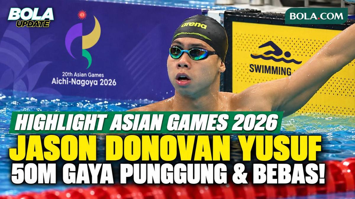 Highlight Jason Donovan Yusuf Berlaga di Penyisihan 50 Meter Gaya Punggung dan Gaya Bebas Asian Games 2026