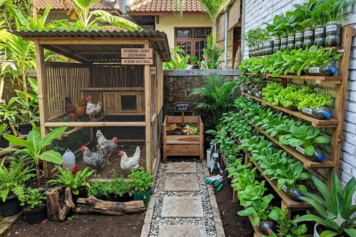 Ide Ternak Mini yang Bisa Menyuburkan Kebun Sayur