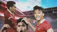 Timnas Indonesia U-20 - Rabbani Tasnim, Muhammad Ferarri, Frenky Missa (Bola.com/Decika Fatmawaty)