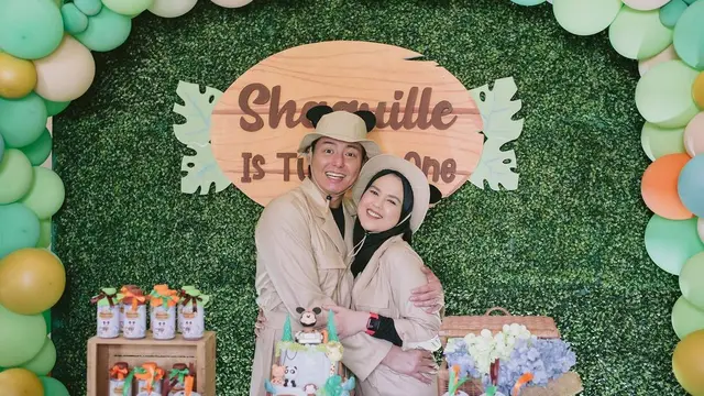 7 Momen Ulang Tahun Pertama Baby Shaquille, Putra Cut Meyriska dan Roger Danuarta
