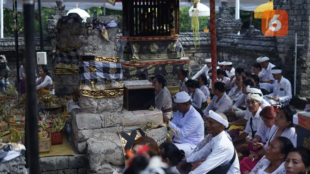 Menyama Braya Warnai Piodalan Pura Dalem Sakenan