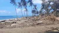Kondisi terkini Tonga usai tsunami. (Foto: Konsulat Kerajaan Tonga)