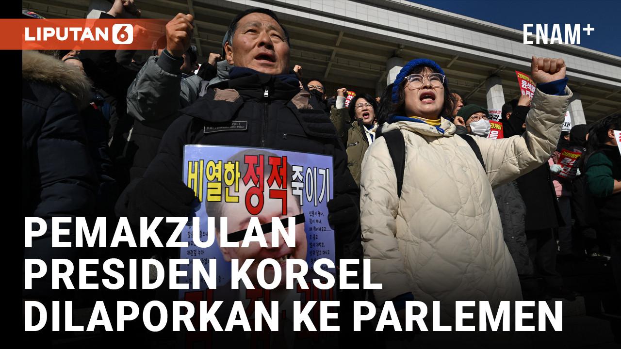 VIDEO: Mosi untuk Memakzulkan Presiden Korea SElatan Dilaporkan ke Parlemen