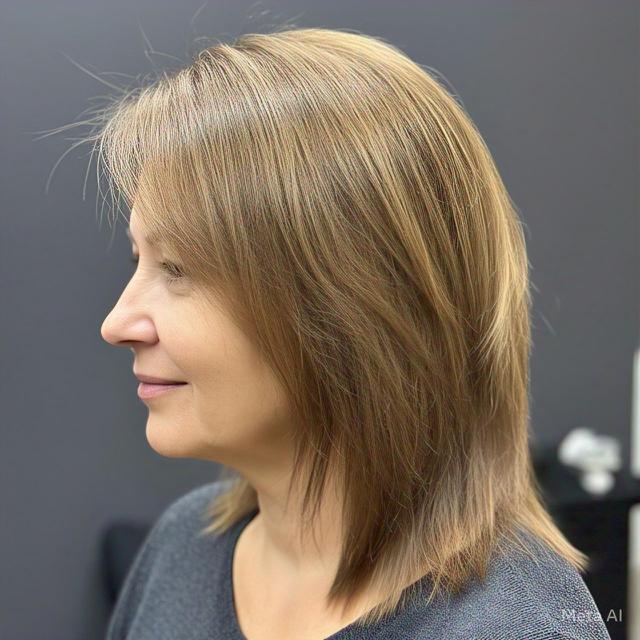 Model potongan rambut wanita agar terlihat tipis gaya 2025