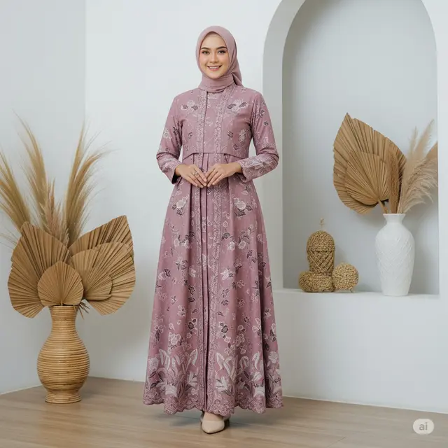 Model Baju Batik Kantor
