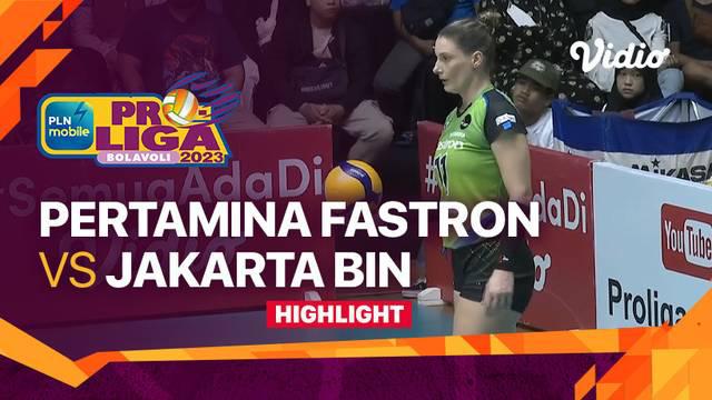 Berita Video, Jakarta Pertamina Fastron Bungkam Jakarta BIN di Final Four PLN Mobile Proliga 2023 pada Minggu (26/2/2023)