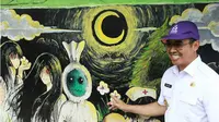 Sensasi Bermain Bersama 'Pocong' di Kampung Keramat Malang