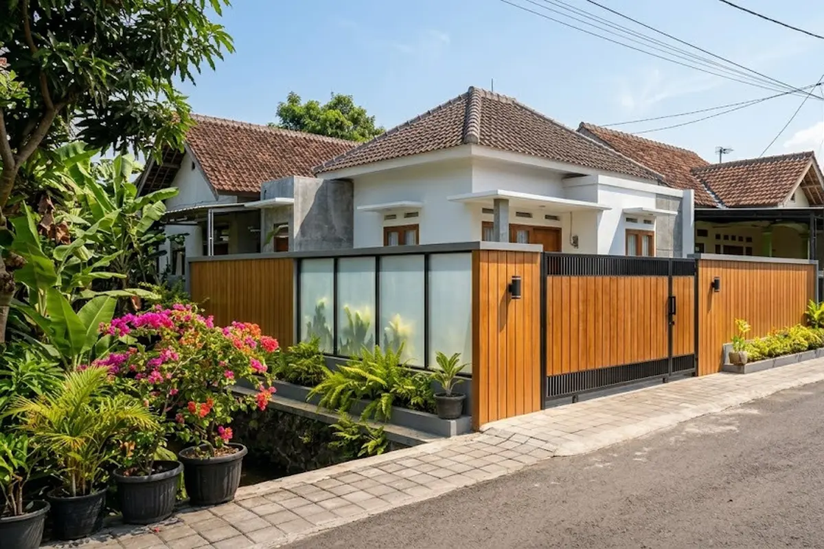 Inspirasi Pagar Rumah Kecil yang Tetap Terang Tanpa Mengurangi Privasi