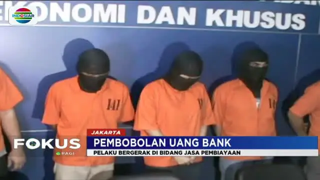 Bareskrim Tangkap 5 Pembobol 14 Bank