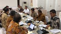 Wapres Jusuf Kalla bertemu sejumlah menteri. (Liputan6.com/Putu Merta SP)
