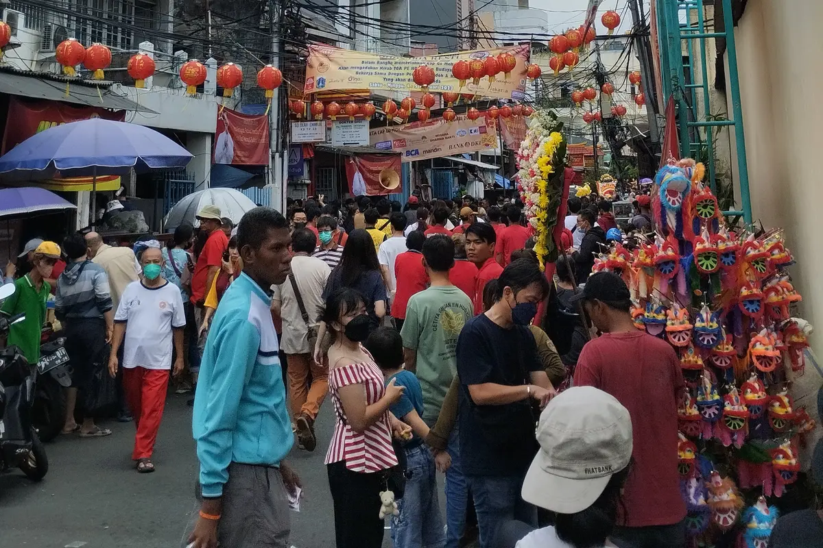 Perayaan Jakarta Cap Go Meh 2023 dihelat di kawasan Glodok, Jakarta Barat