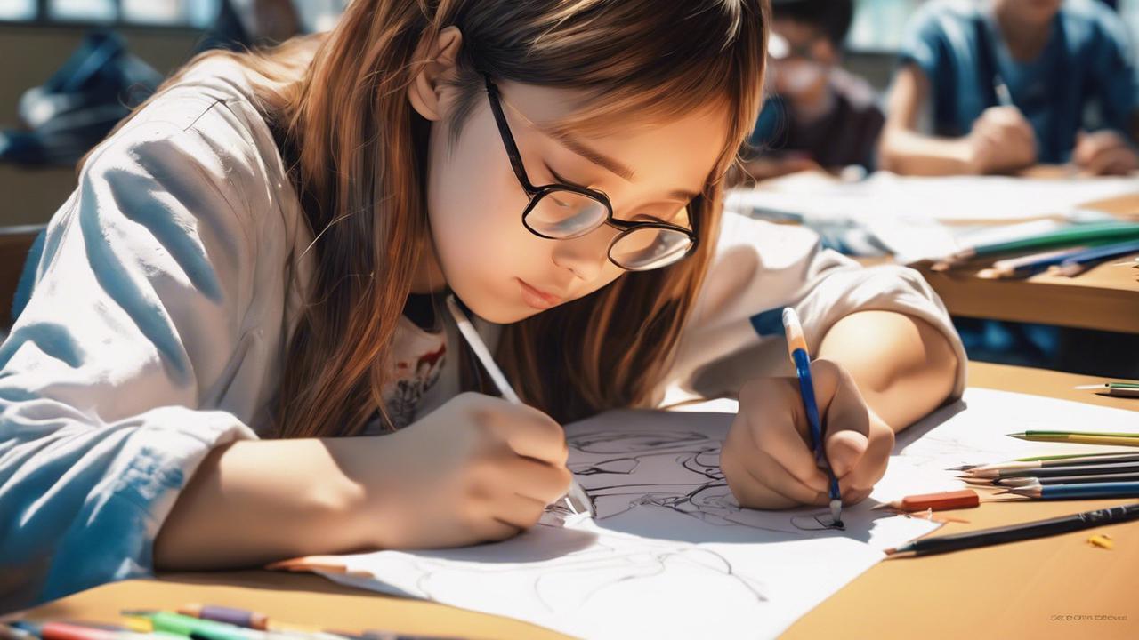 cara menggambar anime