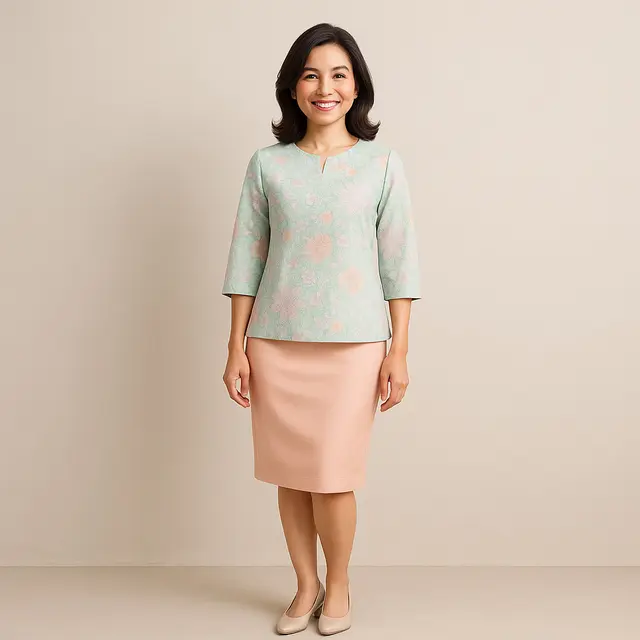 Model Batik 40+ yang Bikin Terlihat 10 Tahun Lebih Muda/Ilustrasi gambar oleh AI