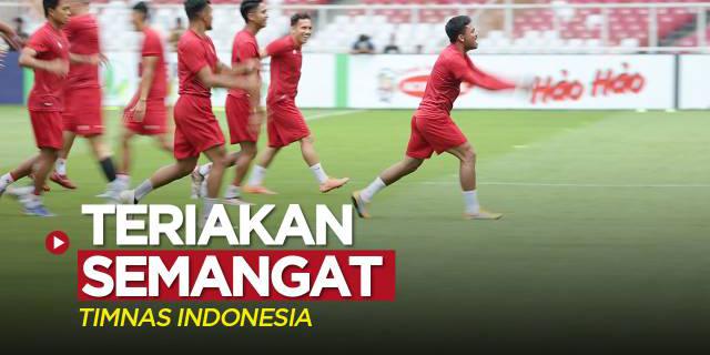VIDEO Piala AFF 2022: Teriakan Semangat Pemain Timnas Indonesia Jelang Hadapi Thailand