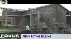 Jumlah rumah yang rusak mencapai 38 unit termasuk dan dua bangunan rumah ibadah. Dua orang warga dilaporkan terluka akibat tertimpa pintu musholla.