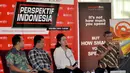 Suasana diskusi Perspektif Indonesia yang bertajuk "Mencari Jalan Keluar dari Kasus Batam" di Jakarta, Sabtu (22/11/2014). (Liputan6.com/Miftahul Hayat)