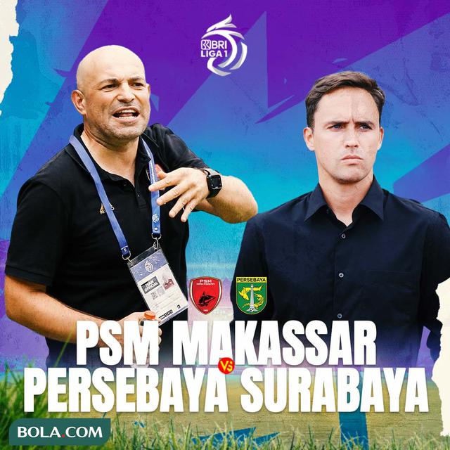BRI Liga 1 - Duel Pelatih - PSM Makassar Vs Persebaya Surabaya